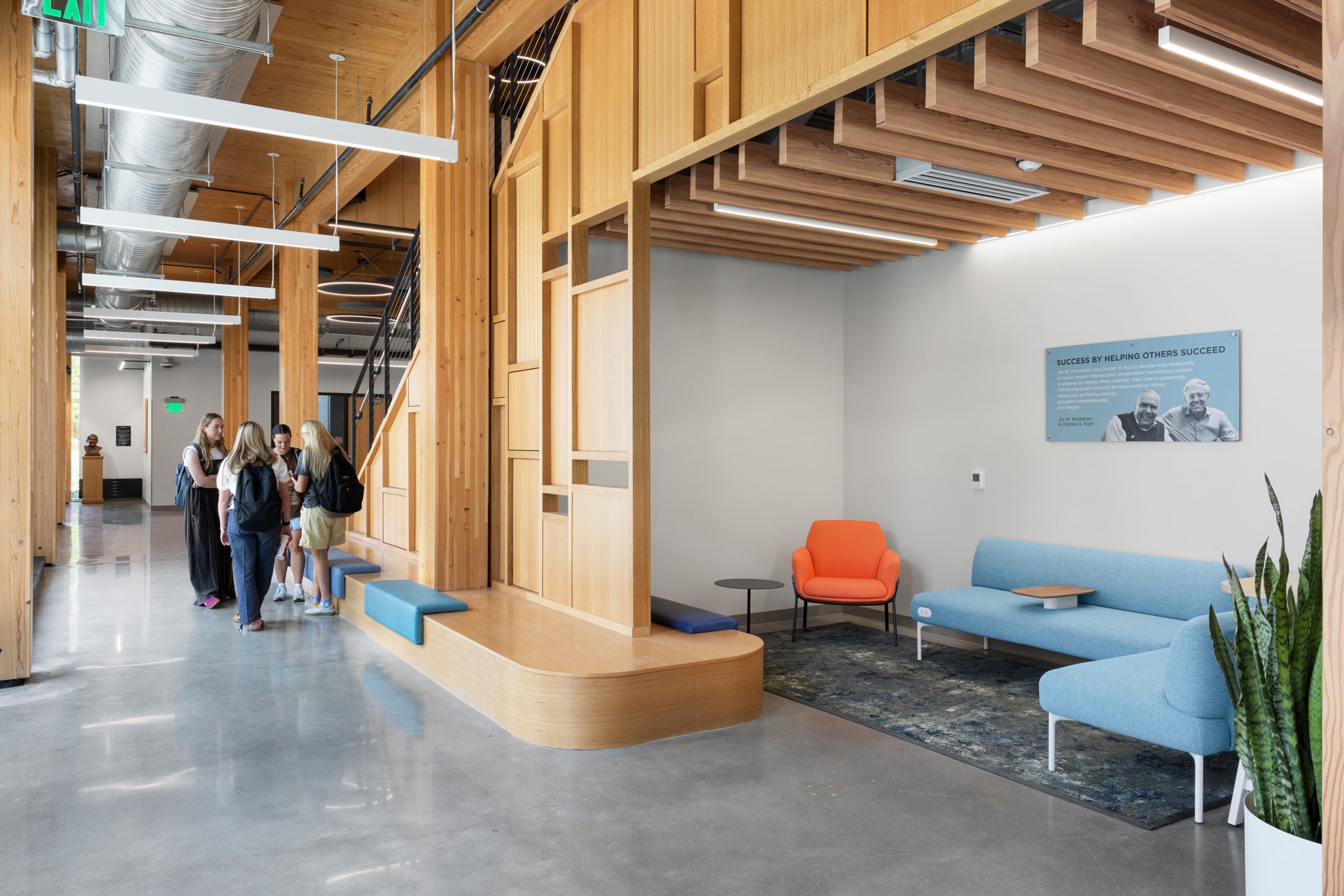 Gardner Learning & Leadership Building installation